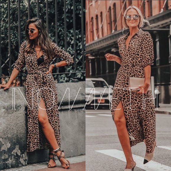Zara Dresses & Skirts - BLOGGERS FAVORITE! Zara
 Leopard Printed XL
